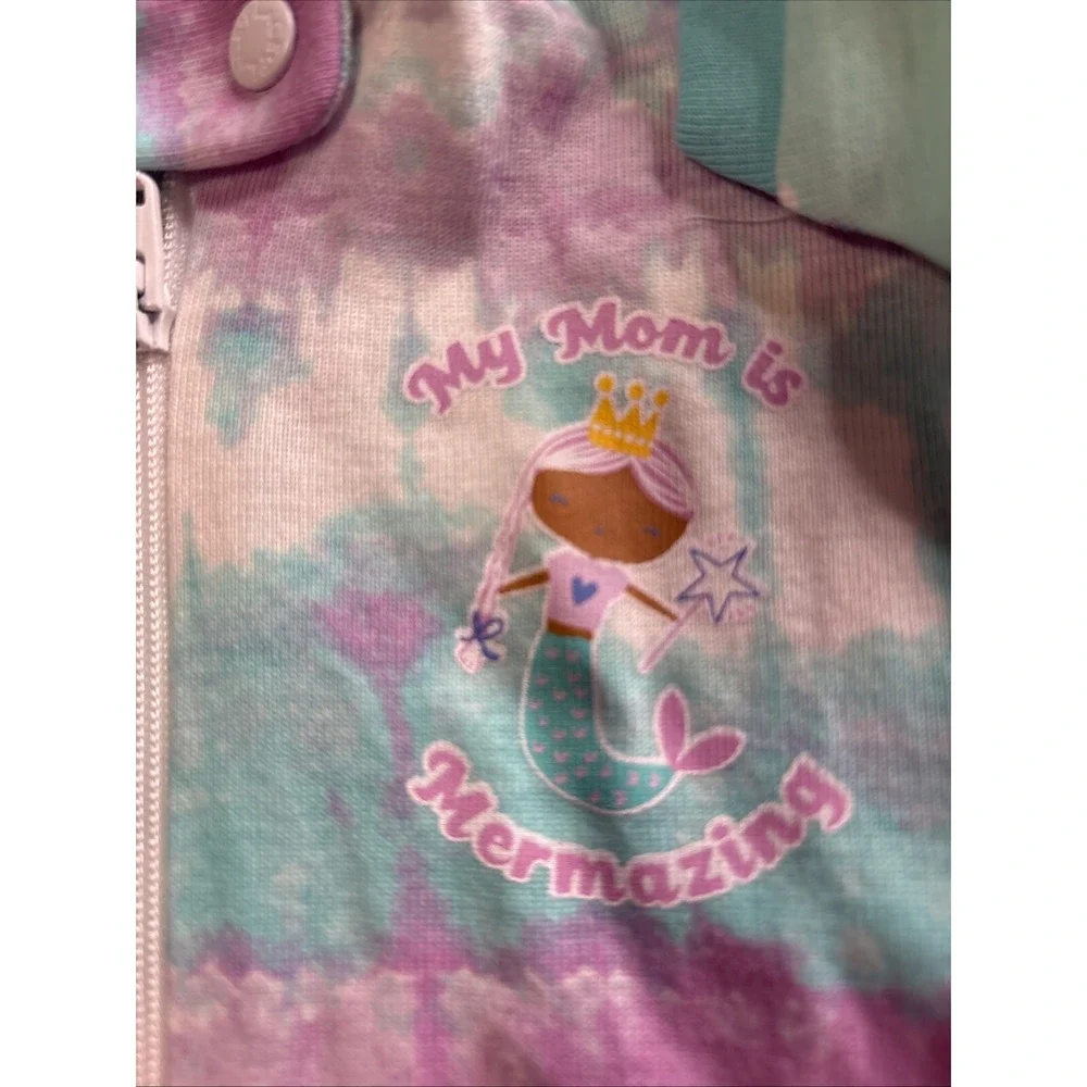 The Children's Place Mermaid Snug‎ Fit Cotton 1 Piece Pajamas 0-3 Mos NWT 2-Pk